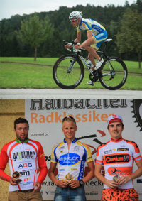 Teilnehmer- und Streckenrekord beim 16. Haibacher Radklassiker am 26. Juli 2014 - Oberngruber Christian, RC Eindruck Union Sarleinsbach, Sieger Rennrad-Herren